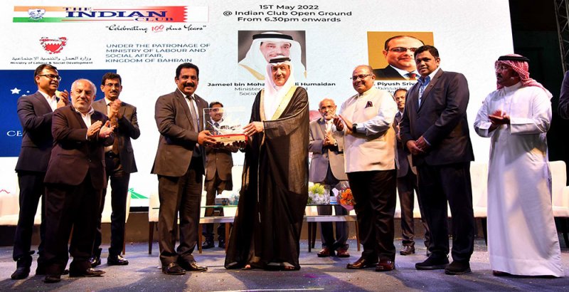 حميدان يشارك الجالية الهندية احتفالات "يوم العمال العالمي"