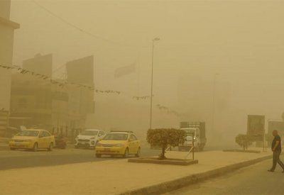 العراق.. أكثر من 1000 حالة اختناق جراء عاصفة ترابية جديدة