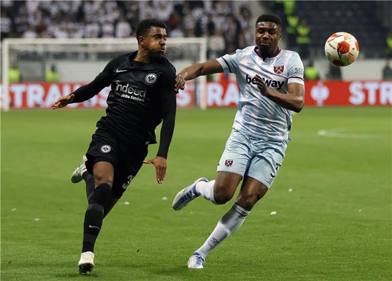 وست هام يودع بطولة الدوري الاوروبي على يد فرانكفورت