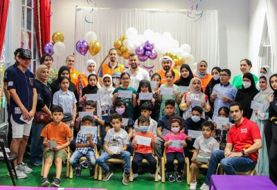 "ابتسامة" تحتفل مع أبطالها الصغار بعيد الفطر السعيد