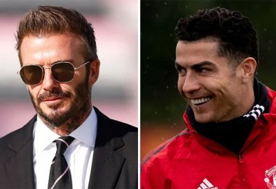 بيكهام يأمل استمرار رونالدو مع مانشستر يونايتد