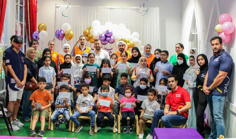 "ابتسامة" تحتفل مع أبطالها الصغار بعيد الفطر السعيد