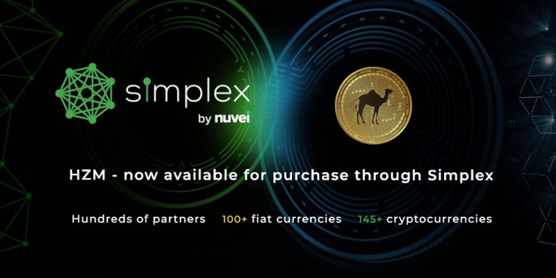 حزم توقع اتفاقية مع شركة simplex اكبر مزود مدفوعات في عالم العملات الرقمية