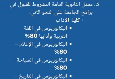 هذه معدلات القبول الجديدة في جامعة البحرين.. تعرف عليها
