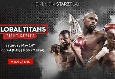 نزالات غلوبال تايتنز على مهبط طائرات برج العرب عبر STARZPLAY