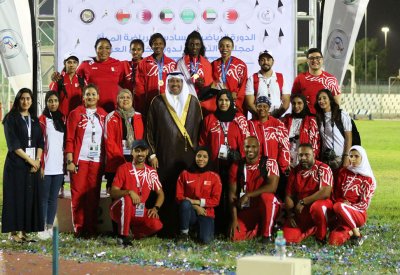 منتخب العاب القوى يدشن مشاركة البحرين الرسمية