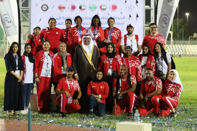 منتخب العاب القوى يدشن مشاركة البحرين الرسمية