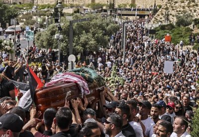 تشييع جنازة الصحفية شيرين أبو عاقلة في القدس