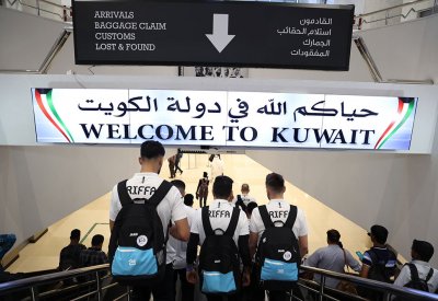 الرفاع وصل إلى الكويت لخوض منافسات كأس الاتحاد الآسيوي