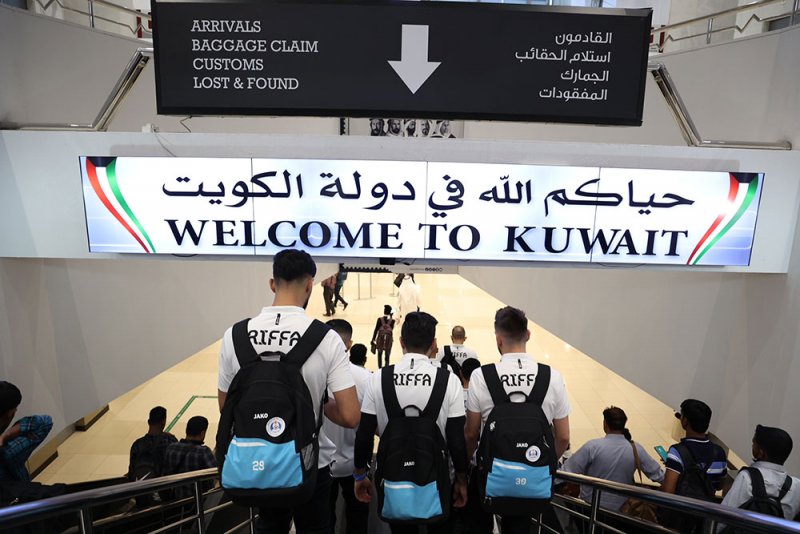 الرفاع وصل إلى الكويت لخوض منافسات كأس الاتحاد الآسيوي