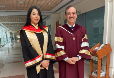 الأولى عربيا.. الزميلة أسماء عبدالله تنال درجة الماجستير بامتياز.. وهذا موضوعها