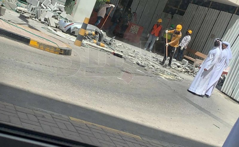 بالصور: حادث مروري أمام "طوارئ السلمانية"
