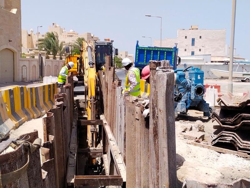الدير.. إنشاء شبكة للصرف الصحي بأحد المجمعات وهذه تكلفتها