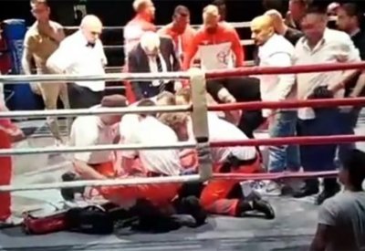 بالفيديو: لحظة وفاة ملاكم داخل حلبة الملاكمة
