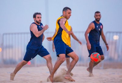 منتخب كرة الشواطئ يدشن مشوار غرب آسيا بلقاء فلسطين