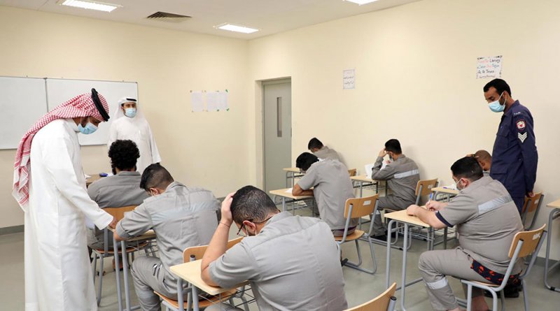 الإصلاح والتأهيل: اتخاذ الإجراءات وتقديم التسهيلات اللازمة لتمكين الطلبة النزلاء من تقديم الامتحانات النهائية