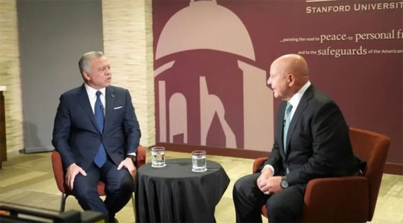 ملك الأردن: الفراغ الذي ستتركه روسيا في سوريا ستملؤه إيران