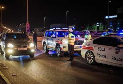 بالصور: وفاة آسيوي بحادث مروري على شارع الشيخ جابر الأحمد الصباح