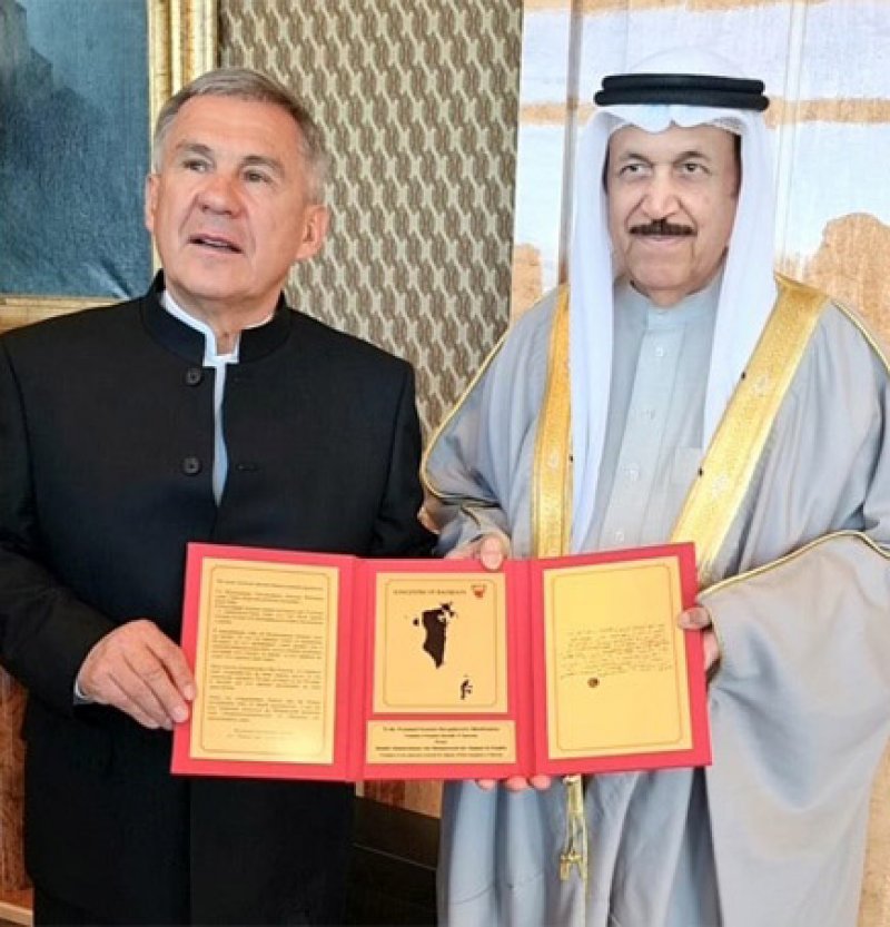 رئيس جمهورية تتارستان الروسية يستقبل رئيس المجلس الأعلى للشؤون الإسلامية