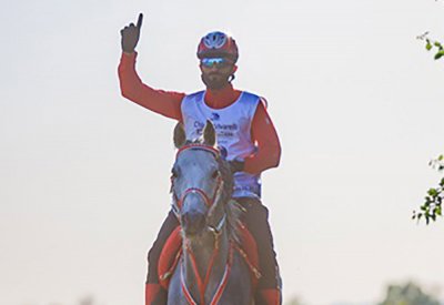 ناصر بن حمد يتوج بلقب بطولة (مونتل سينو) الدولية لسباقات القدرة