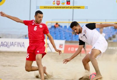 أحمر الشواطئ يخسر أمام الإمارات في غرب آسيا للشواطئ