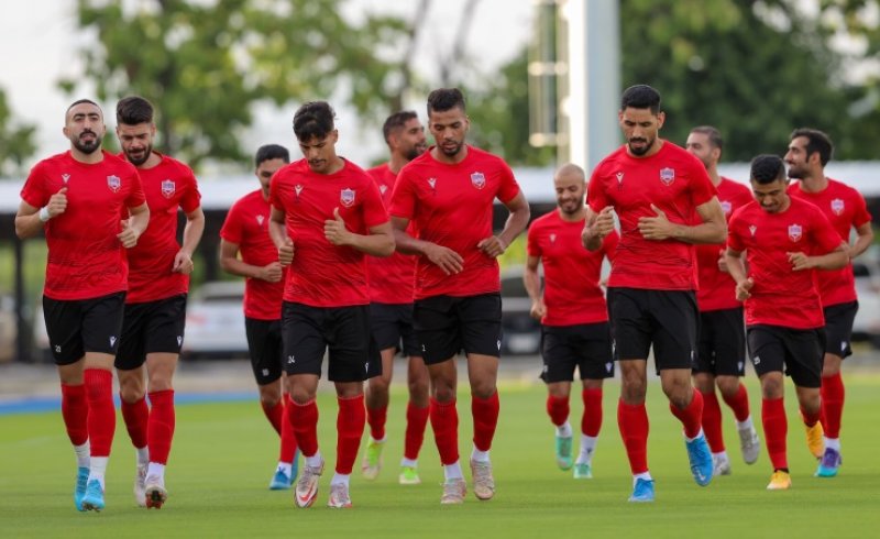 منتخب كرة القدم ينهي تحضيراته لمواجهة تايلند في مناورة تدريبية
