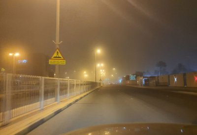 بالصور: الغبار المزعج يصل البحرين