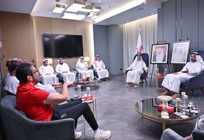 عيسى بن علي يلتقي رؤساء الاتحادات الخليجية لكرة السلة