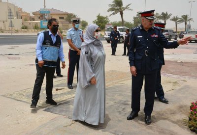 شرطة الشمالية بالتعاون مع بلدية المنطقة الشمالية تقوم بحملات تفتيشية مشتركة لضبط الباعة الجائلين والسيارات السكراب