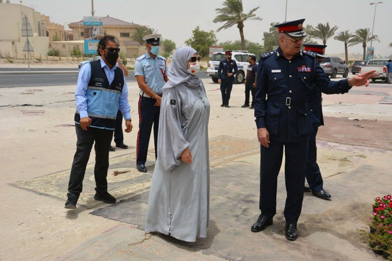 شرطة الشمالية بالتعاون مع بلدية المنطقة الشمالية تقوم بحملات تفتيشية مشتركة لضبط الباعة الجائلين والسيارات السكراب