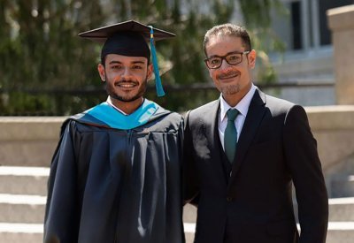 الشيخ فهد بن سلمان يحتفل بتخرج نجله من جامعة "نورث إيسترن"