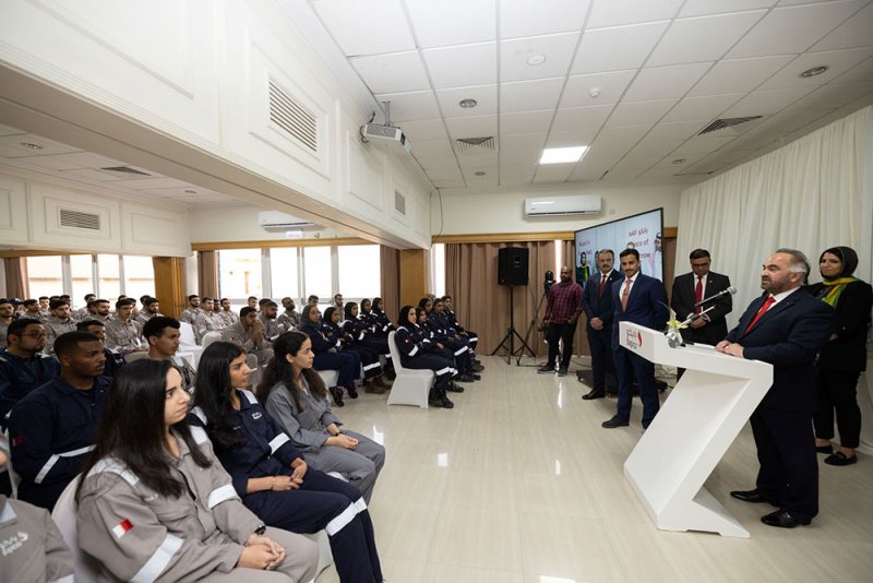 جواهري يلتقي بالدفعة الأولى من المهندسين والفنيين وموظفي بابكو الجدد
