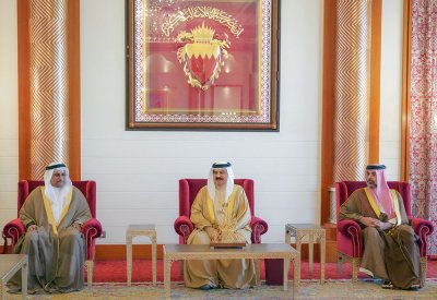 جلالة الملك المعظم يستقبل رئيس البرلمان العربي وعدد من رؤساء البرلمانات بالدول العربية