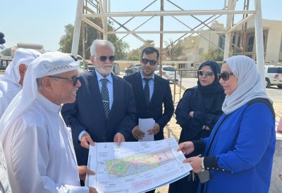 بالصور: مشروع استراتيجي بهذه القرية يضم حديقة وبركة سباحة عامة وألعاب أطفال