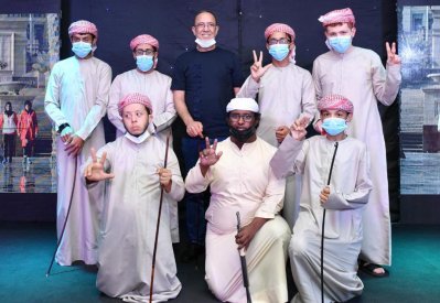 أشرف عبدالباقي في ضيافة مركز راشد لأصحاب الهمم