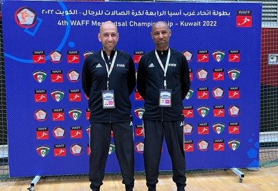البحار وإدريس يُديران بطولة غرب آسيا لكرة الصالات