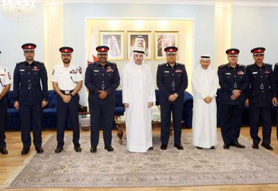راشد بن عبدالرحمن يستقبل نائب مدير عام شرطة العاصمة ورؤساء المراكز الأمنية