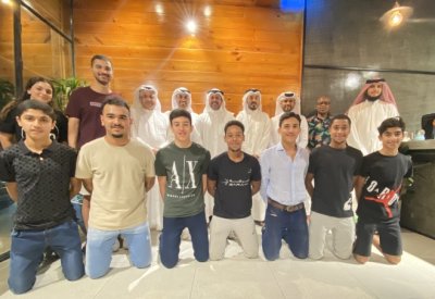 رئيس اتحاد الترايثلون يعقد اجتماعاً مع لاعبي المنتخب البحريني