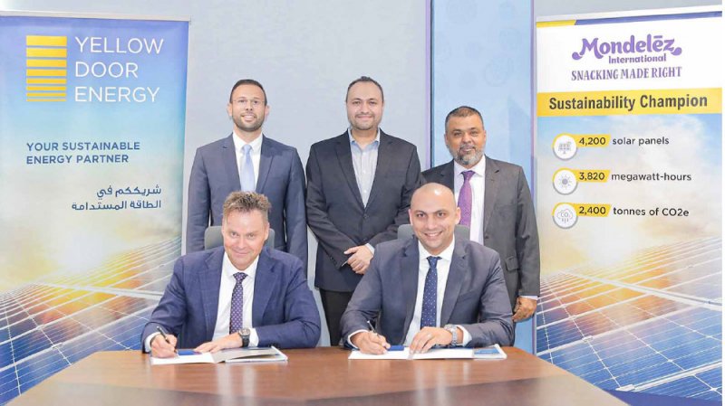 “مونديليز بحرين بسكتس” و“Yellow Door Energy” تتعاونان لتطوير أنظمة الطاقة الشمسية