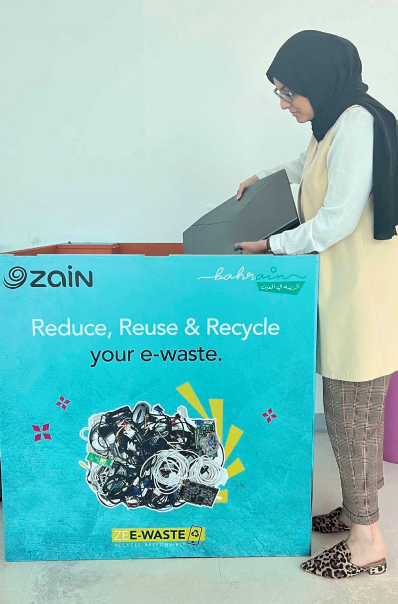 “زين” مستمرة بتعزيز بيئة مستدامة عبر إعادة تدوير المخلفات الإلكترونية