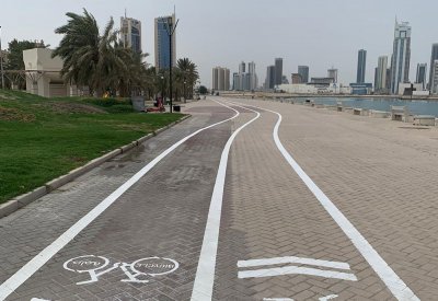 بالصور: أول موقف للدراجات في البحرين..تعرفوا عليه