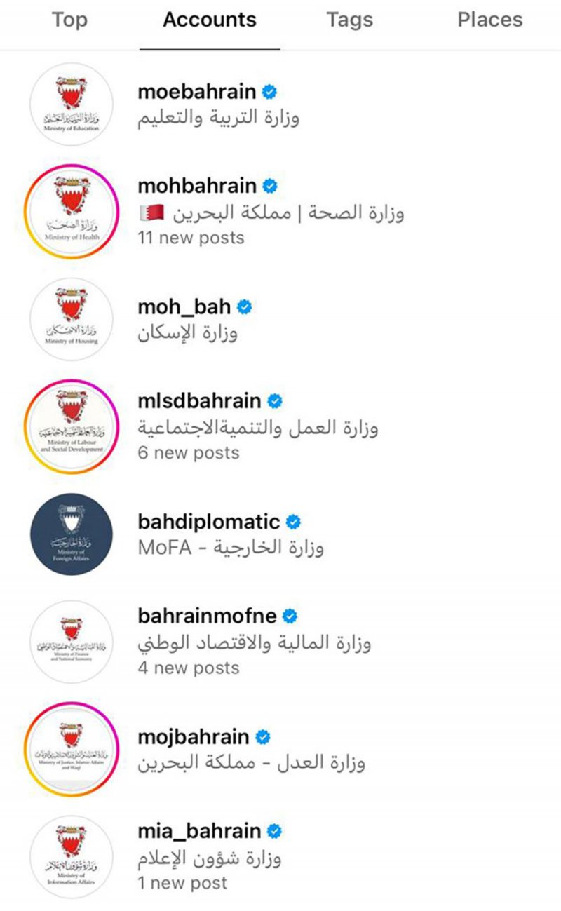 شعارات حسابات الوزارات بـ “السوشال ميديا” تعود لسابق عهدها