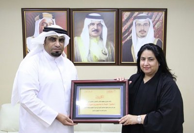 الأمين العام لمجلس التعليم العالي تستقبل النائبين النائب عمار ال عباس و النائب محمد بوحمود