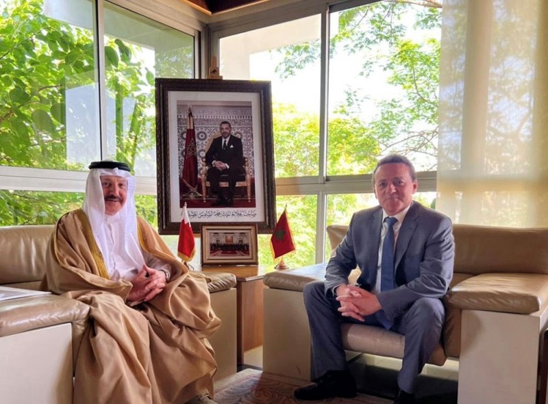 سفير مملكة البحرين في الرباط يلتقي وزير النقل المغربي