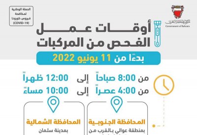 تعرف على الأوقات الجديدة لـ"فحص كورونا من المركبات"
