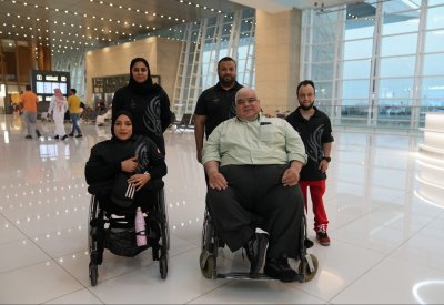 مغادرة وفد لرفع الأثقال البارالمبي للمشاركة في بطولة آسيا أوقيانوسيا