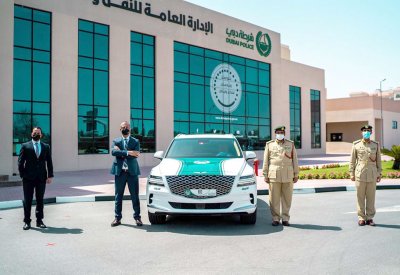جينيسيس جي في 80 تنضم الى أسطول شرطة دبي