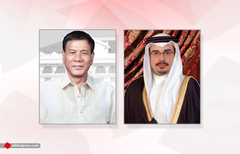سمو ولي العهد رئيس مجلس الوزراء يهنئ رئيس جمهورية الفلبين بمناسبة ذكرى العيد الوطني