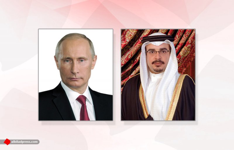 سمو ولي العهد رئيس مجلس الوزراء يهنئ الرئيس الروسي بذكرى الاستقلال