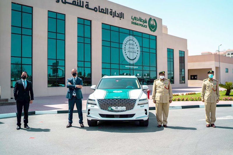 جينيسيس جي في 80 تنضم الى أسطول شرطة دبي